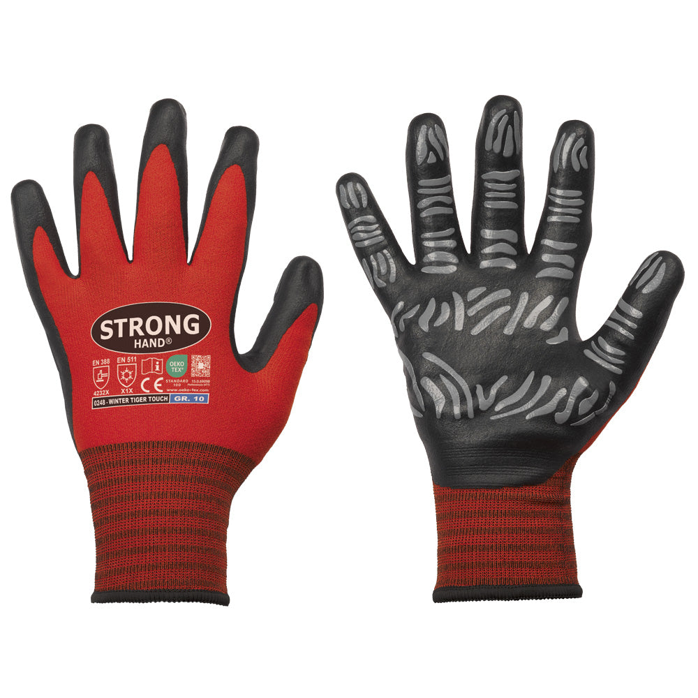 STRONGHAND Winter Tiger Touch Handschuhe
