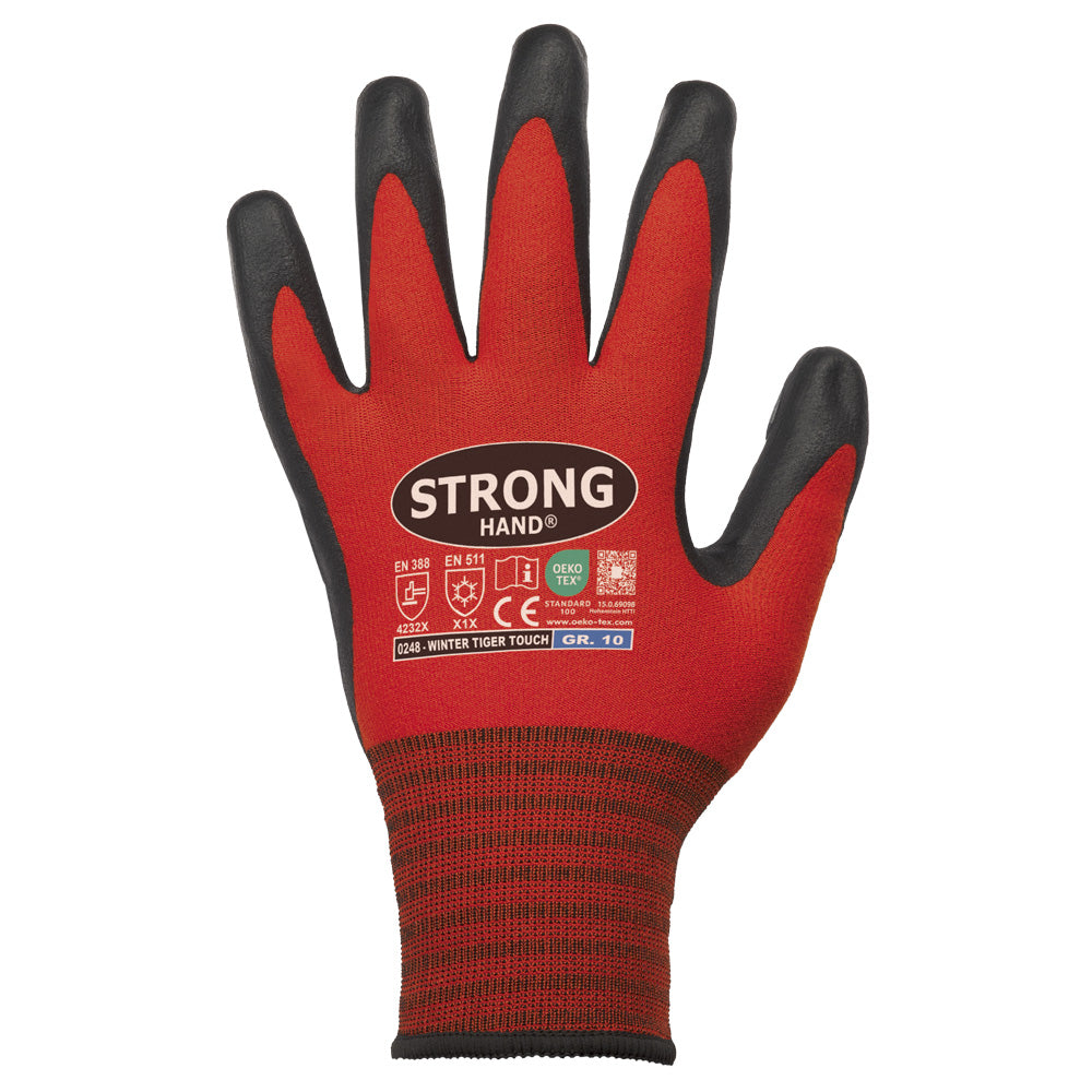 STRONGHAND Winter Tiger Touch Handschuhe