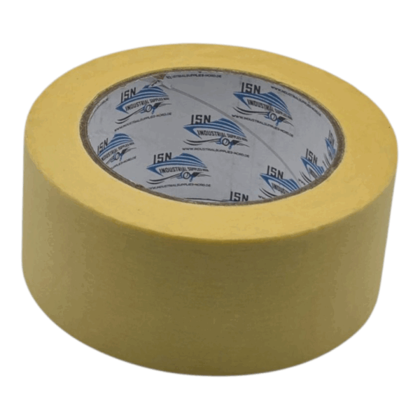 ISN Feinkreppband PROFI 80 Grad Rollendetail Krepppapier Nahaufnahme — ISN Industrial Supplies Nord
