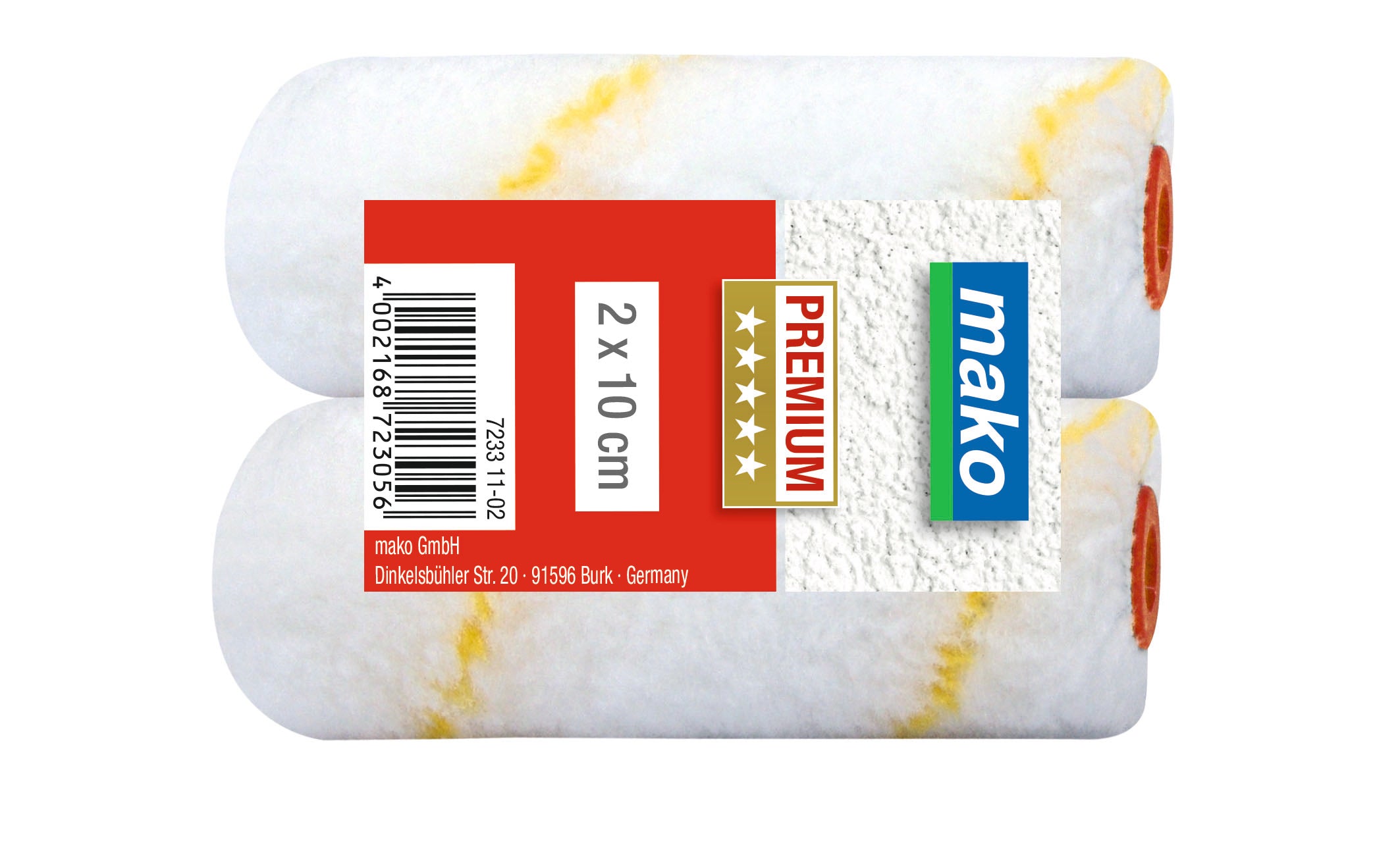 Kleinflächenroller Ersatzwalzen Goldfaden PREMIUM 2 Stk im Polybeutel