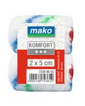 Kleinflächenroller-Mini-Ersatzwalzen mako-flor KOMFORT, 5 cm, Polhöhe ca. 2 Stk im Polybeutel