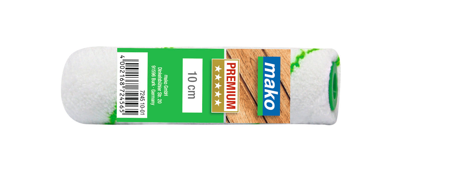 Lasurroller Ersatzwalzen Mikrofaser extra kurz PREMIUM 1 Stk im Polybeutel