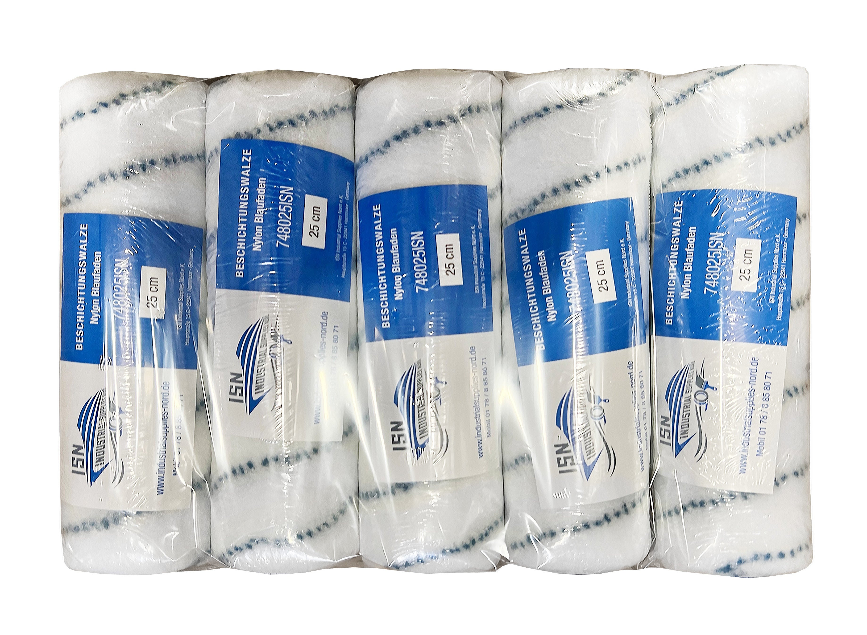 Beschichtungswalze 25cm Nylon Blaufaden