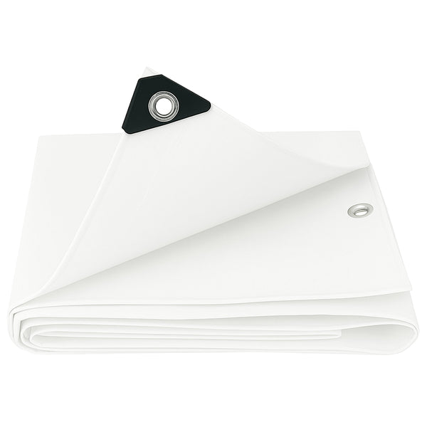 Pe-Gewebeplane 130G/M² Weiss