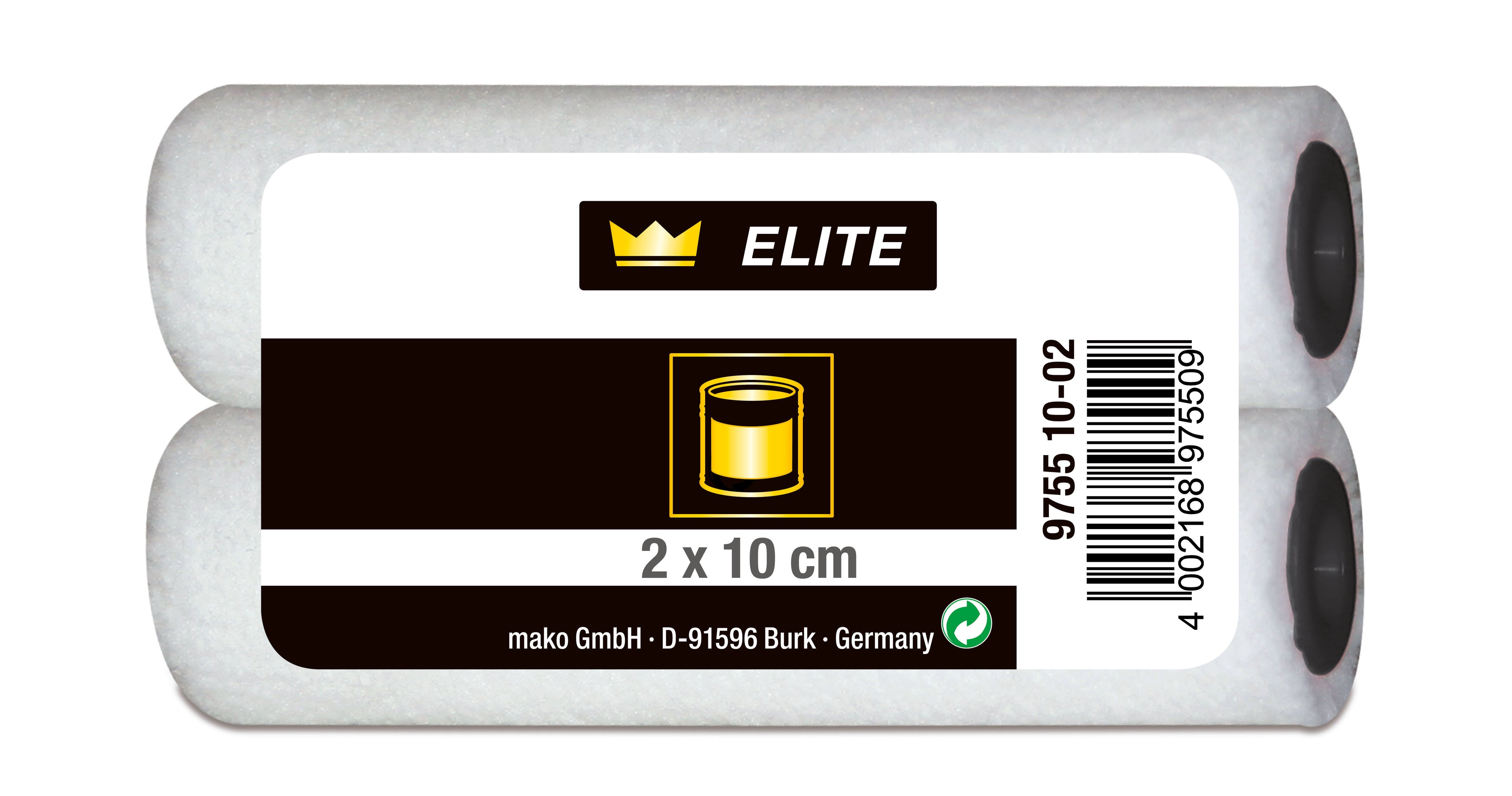Lackroller-Ersatzwalze makotex plus ELITE gerade
