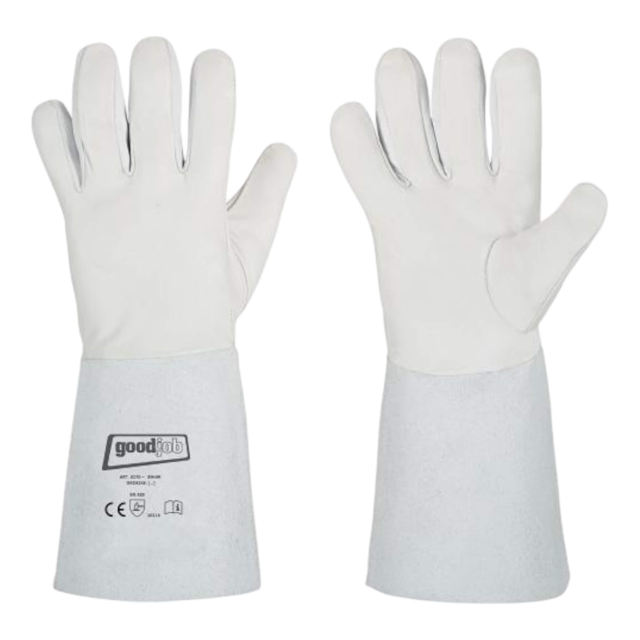 Bihar GOODJOB Lederhandschuhe Gr. 10 EN 388 Vollnappaleder für Handwerk — ISN Industrial Supplies Nord