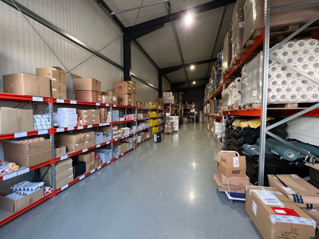 Innenansicht Lager Industrial Supplies Nord Hammoor Schleswig-Holstein