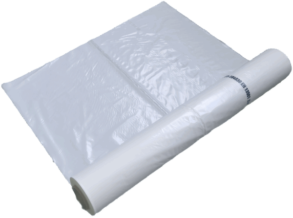B1 Baufolie aus LDPE - 4x50m - schwer entflammbar