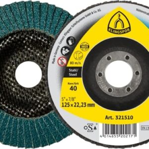KLINGSPOR SMT 324 Schleifmopteller, 125 x 22,23 mm